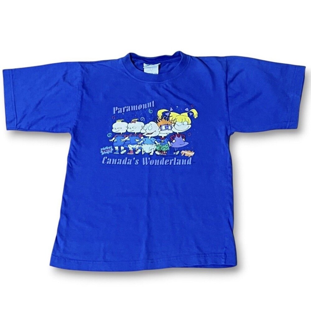 Vintage Nickelodeon Rugrats T-Shirt Youth Small 7/8 Paramount Parks Canada 1994